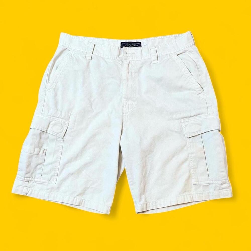 U.S. Polo Assn. Utility Cargo Shorts Men’s Size 36 Beige